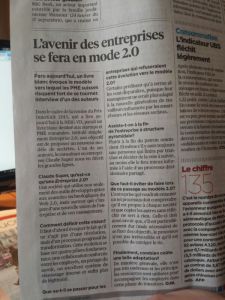 Presse romande : paged éco de 24 heures