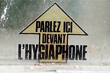 Parlez dans l'hygiaphone